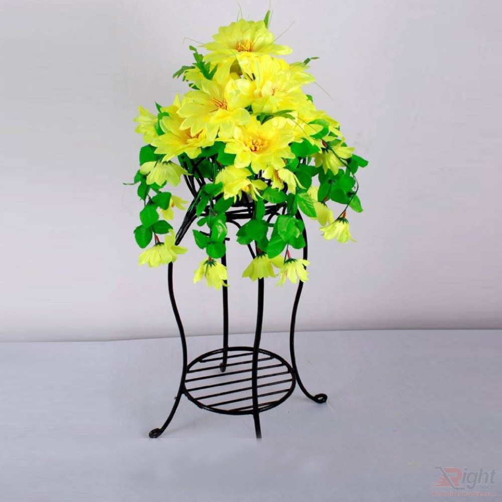 Single Tob Stand with Various Artificial Flowers Right Choice BD