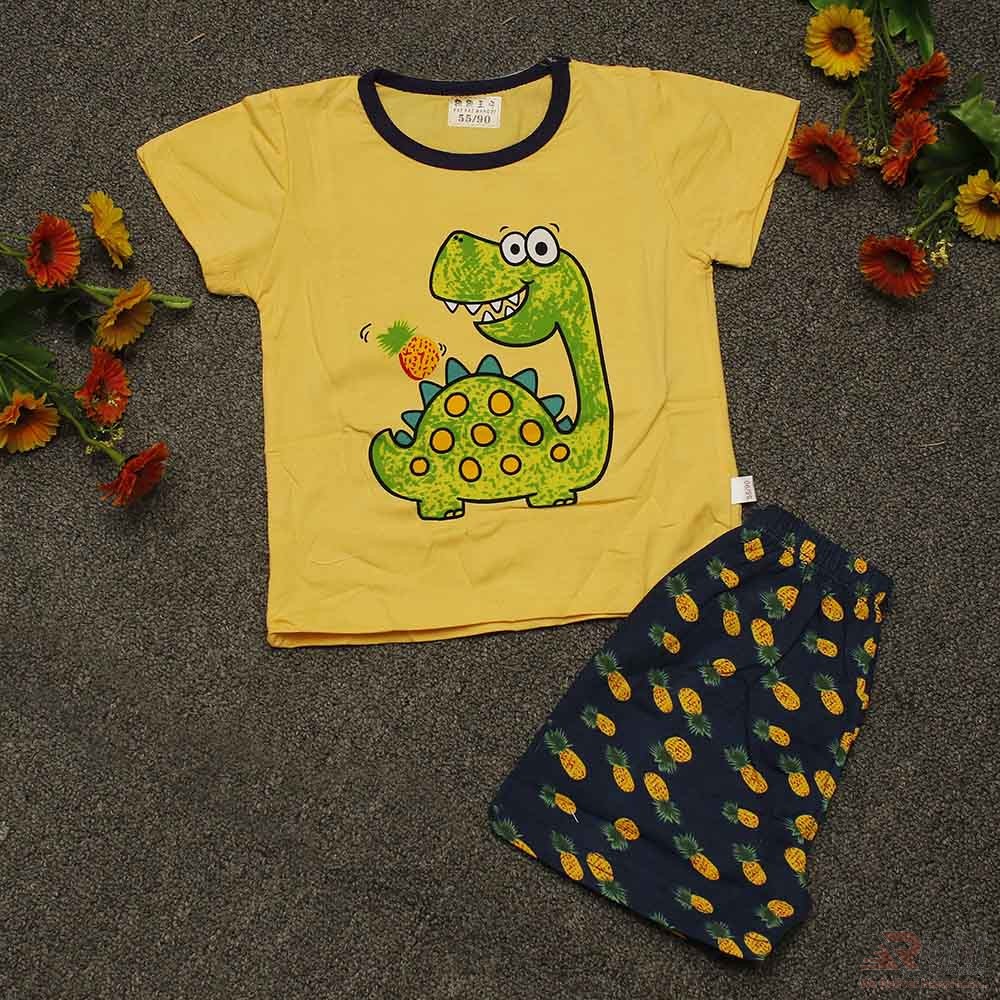 Funny Turtle Printed T-shirt with Pants 