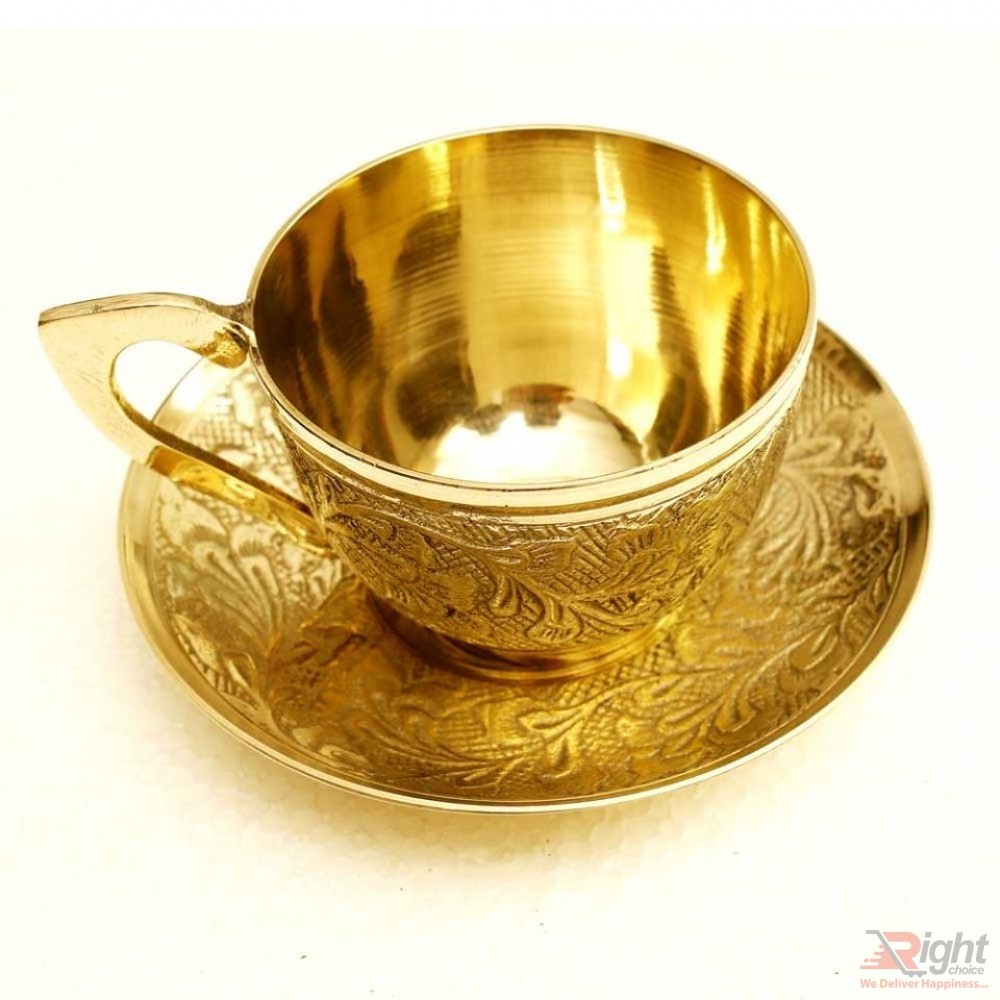 Brass cup set