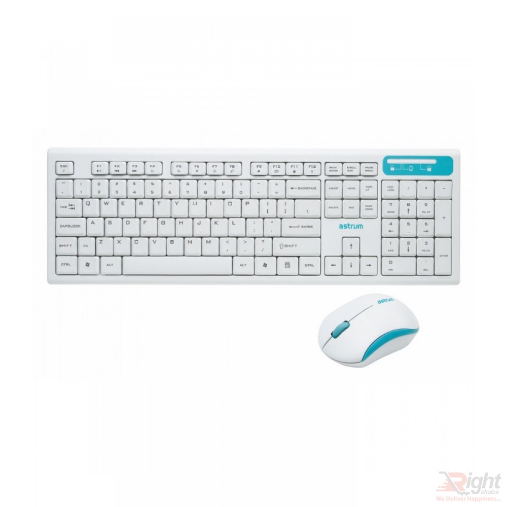 Wireless Slim Keyboard with Mouse Combo