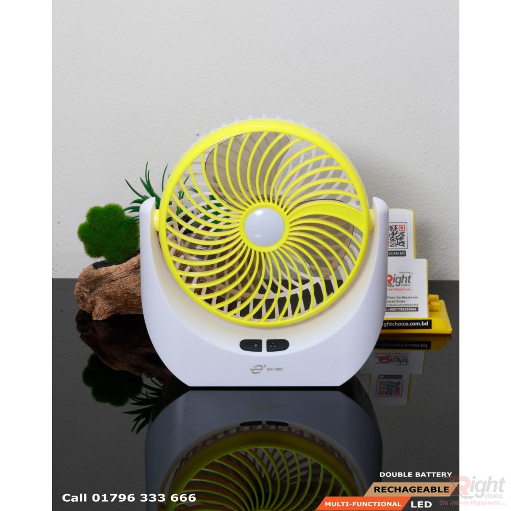 ulti-functional Rechargeable Fan & LED Light