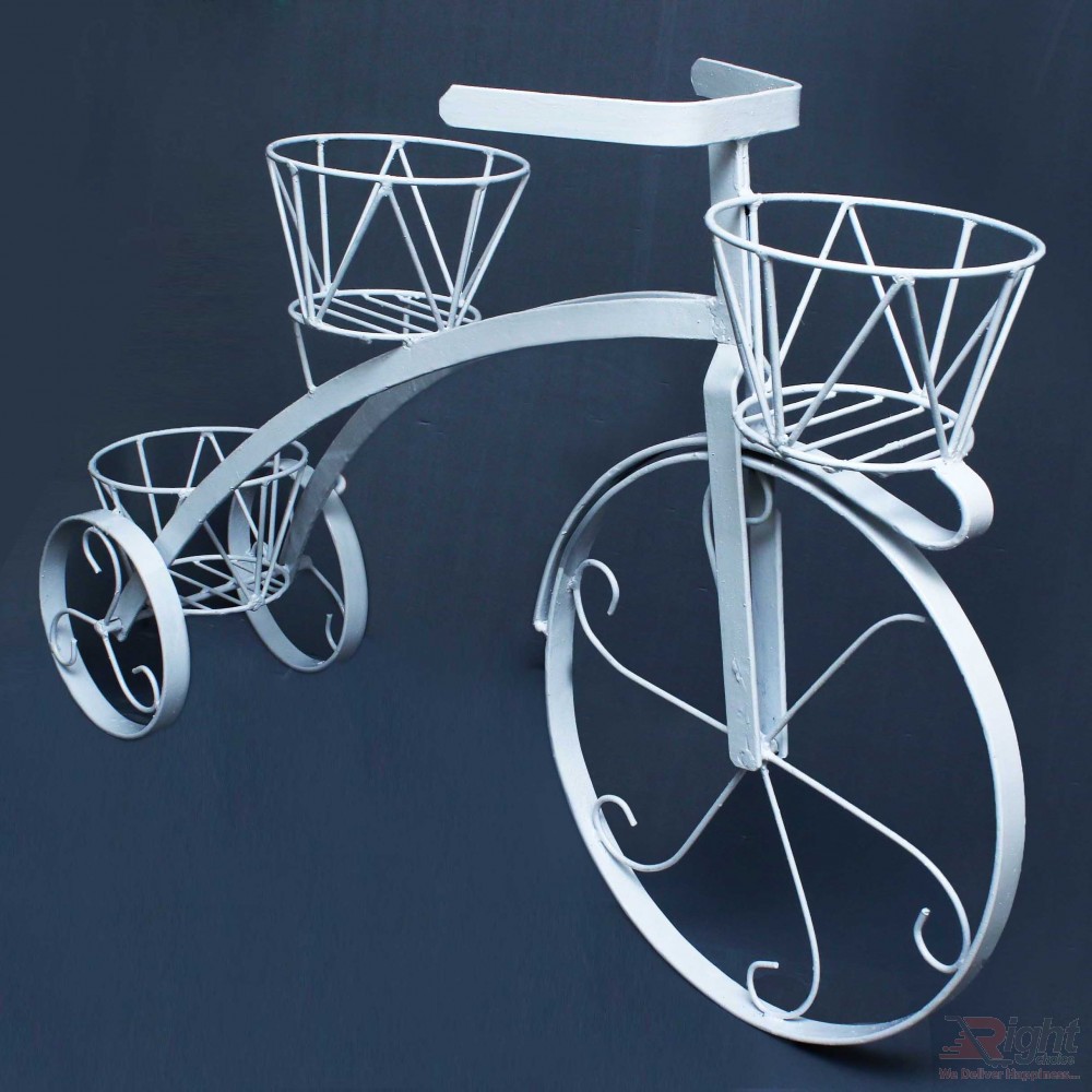 Bicycle shape Stand- White