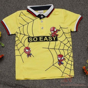 Small Spiderman Printed Baby Boy T-shirt