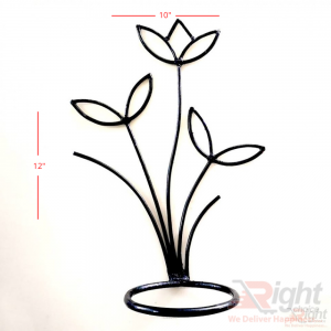 Floral Tob Stand With Spider Plant 
