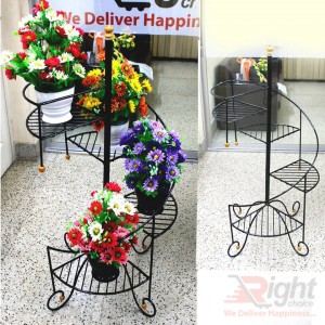 Four Stair iron tob stand