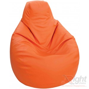 Double Extra Large Teardrop Bean Bag – Orange 