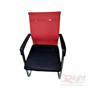 SF-085 - Fixed Chair - Black And Red