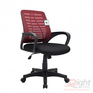 SF-67-A-TP Swivel Chair - Black and Red