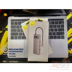 Baseus Metal Gleam Series 6-in-1 Multifunctional Type-C HUB (Default)