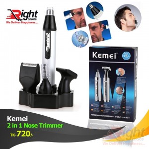 kemei 2in 1 Nose Trimmer 