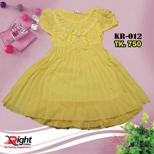 Toddler little girl Yellow dress
