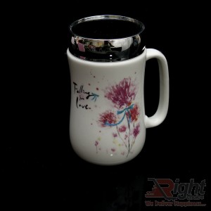Exclusive Printed Design Mirror Coffee Mug