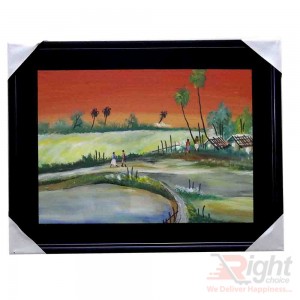 Village River Water Paintings