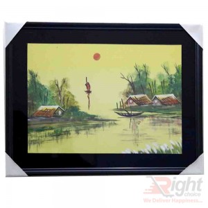 Village River Water Paintings