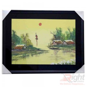 Village River Water Paintings