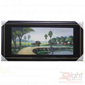 Village Canal Oil Paintings