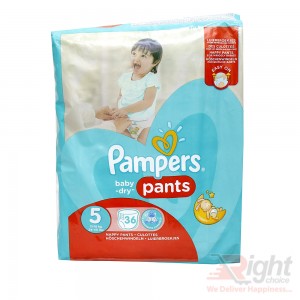 Pampers Baby-Dry Size 5 (XL) Weight (11kg-18kg)