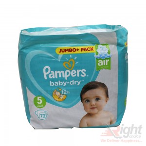 Pampers Baby-Dry (jumbo pack) Size 5 (XL) Weight (11kg-16kg)