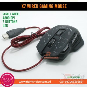 X7 WIRED GAMING MOUSE 