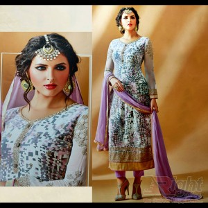 Original Indian (Rose fashion) Multicolor Georgette Unstitch Salwar Kamiz  