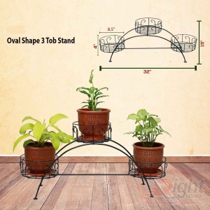 Bridge Shape Indoor Tob stand With Live Plants 