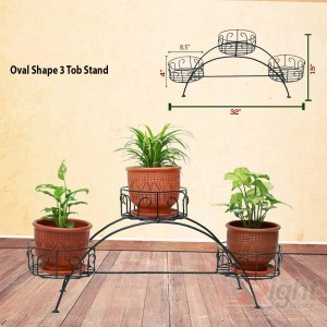 Bridge Shape Indoor Tob stand With Live Plants 