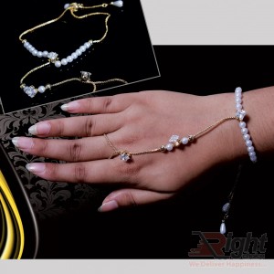 Ladies Stone Setting Bracelet Wite