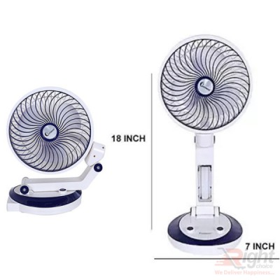 supermoon rechargeable folding table-fan-with-light