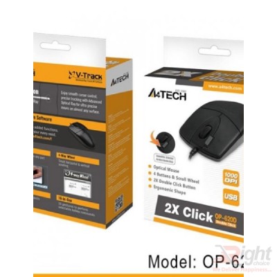 A4TECH OP-620D 2X Click Optical Mouse