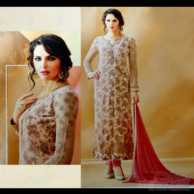 Original Indian (Rose fashion) Multicolor Georgette Unstitch Salwar Kamiz